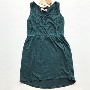 triple five soul NWT green dress S(6-7Y)